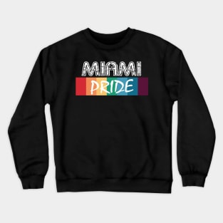 Miami City Vintage Gay Pride Crewneck Sweatshirt